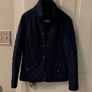 Ralph Lauren Dark Blue Quilted Utility Jacket
